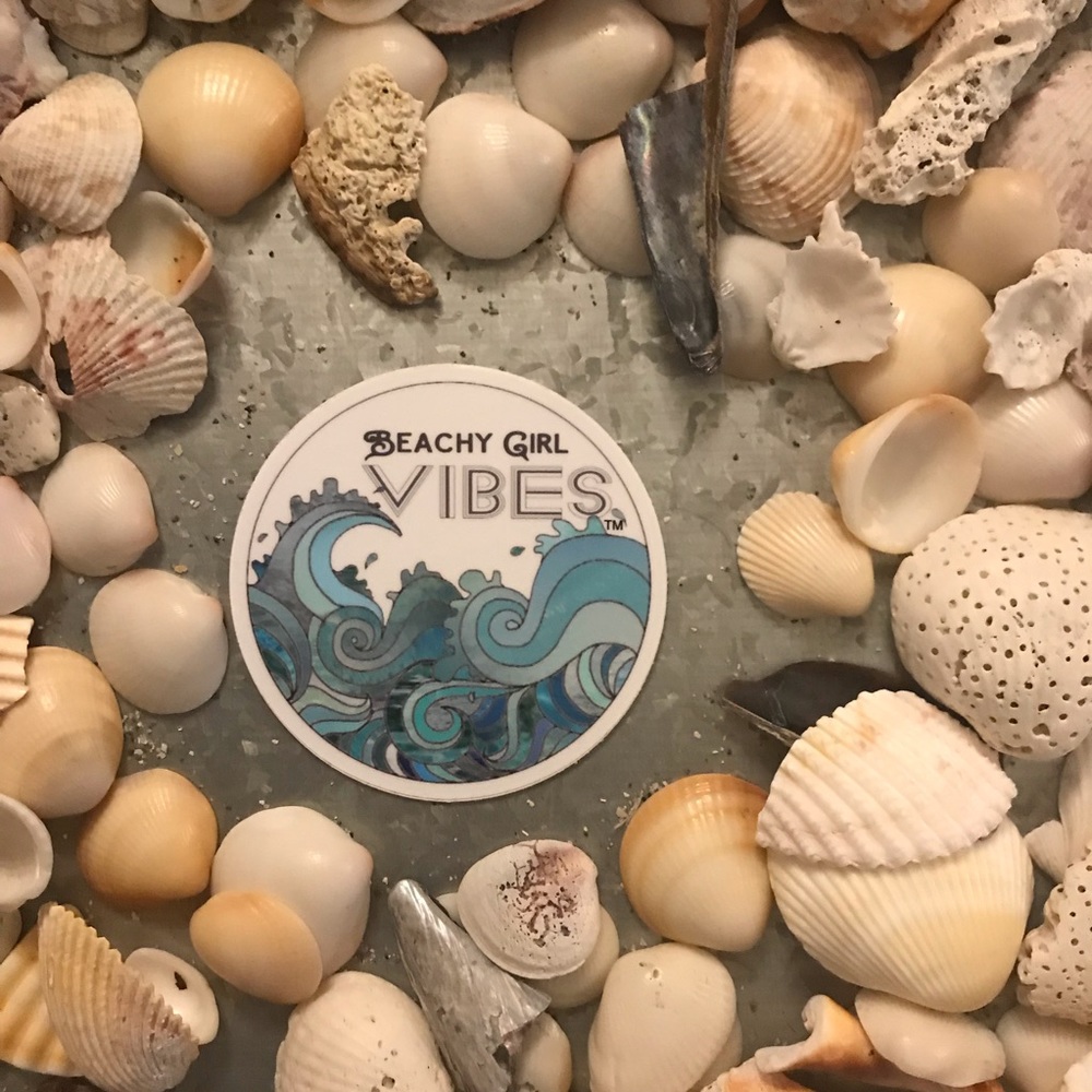 Beachy Girl Vibes™️ Sticker